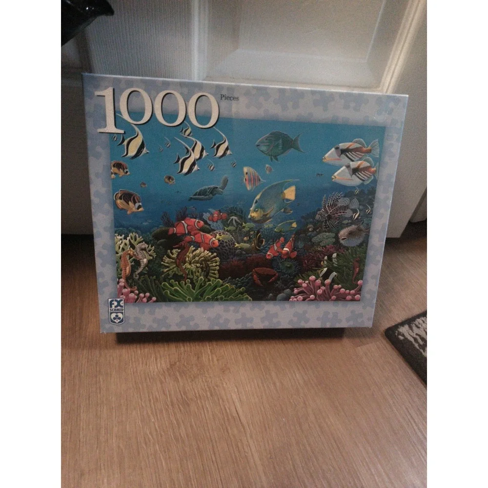 FX Schmid 1000 Piece Jigsaw Puzzle Wonders Of The Sea 2006 No.78201  20x27in New
